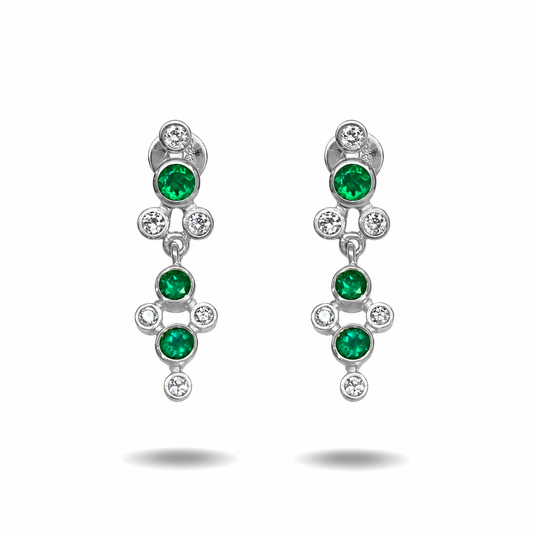 Étoile Rain Earrings handcrafted by Emilio's Jewelry
