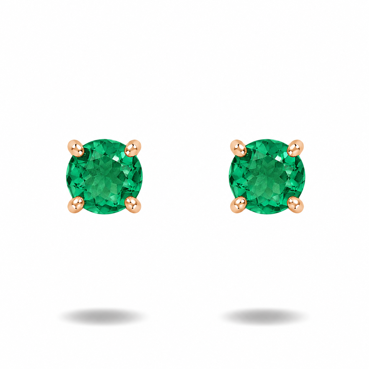Emerald Earrings handcrafted by Emilio's Jewelry