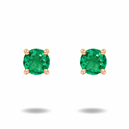 Emerald Earrings handcrafted by Emilio's Jewelry