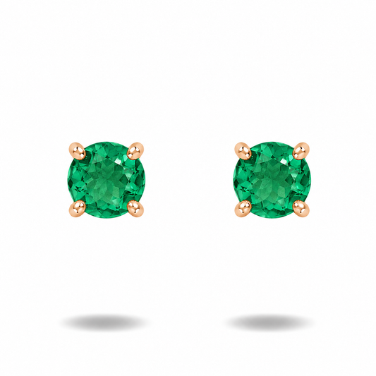 Emerald Earrings handcrafted by Emilio's Jewelry