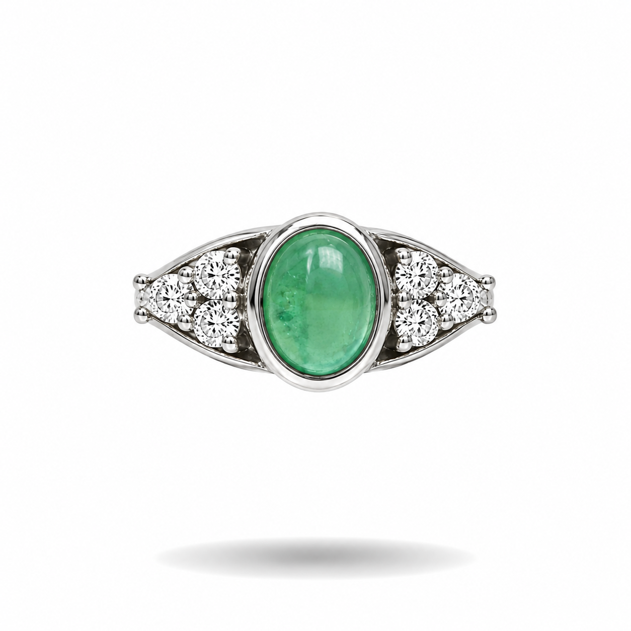 Emerald Ring handcrafted by Emilio's Jewelry