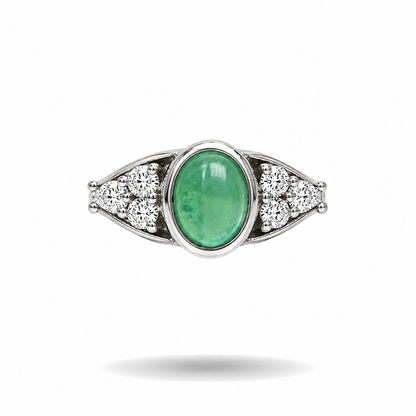 Emerald Ring handcrafted by Emilio's Jewelry