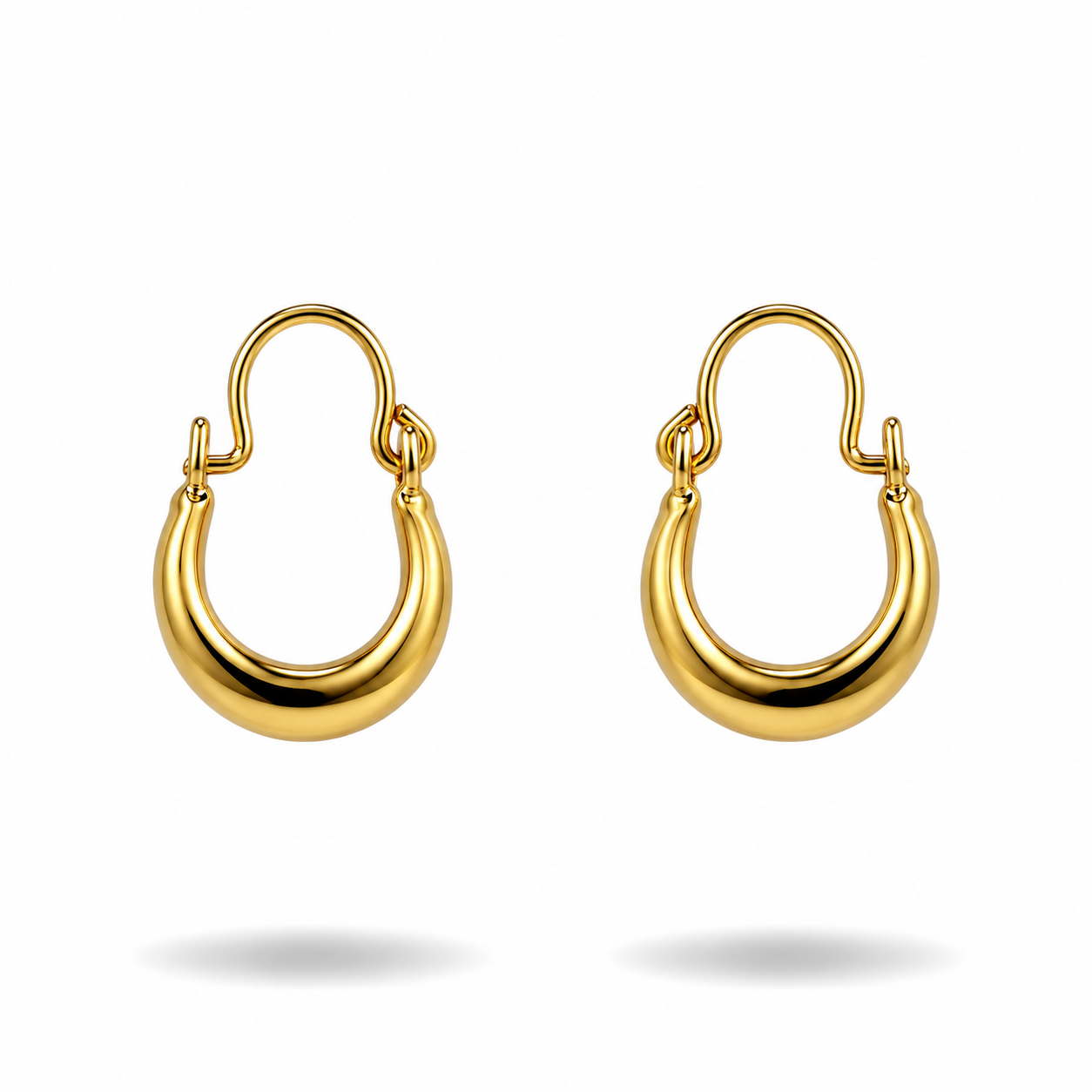 Moon Earrings handcrafted by Emilio's Jewelry