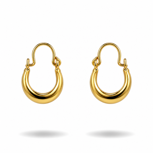 Moon Earrings handcrafted by Emilio's Jewelry