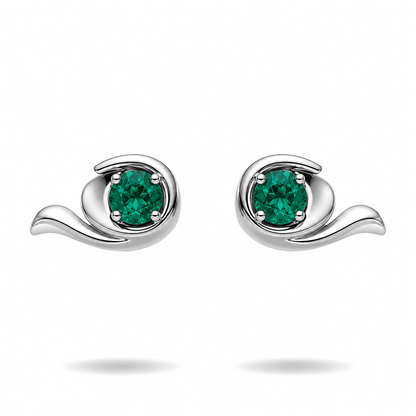 Poise Earrings handcrafted by Emilio's Jewelry