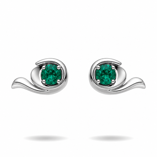 Poise Earrings handcrafted by Emilio's Jewelry