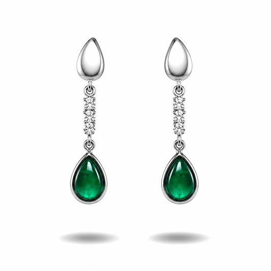 Romantic Earrings handcrafted by Emilio's Jewelry