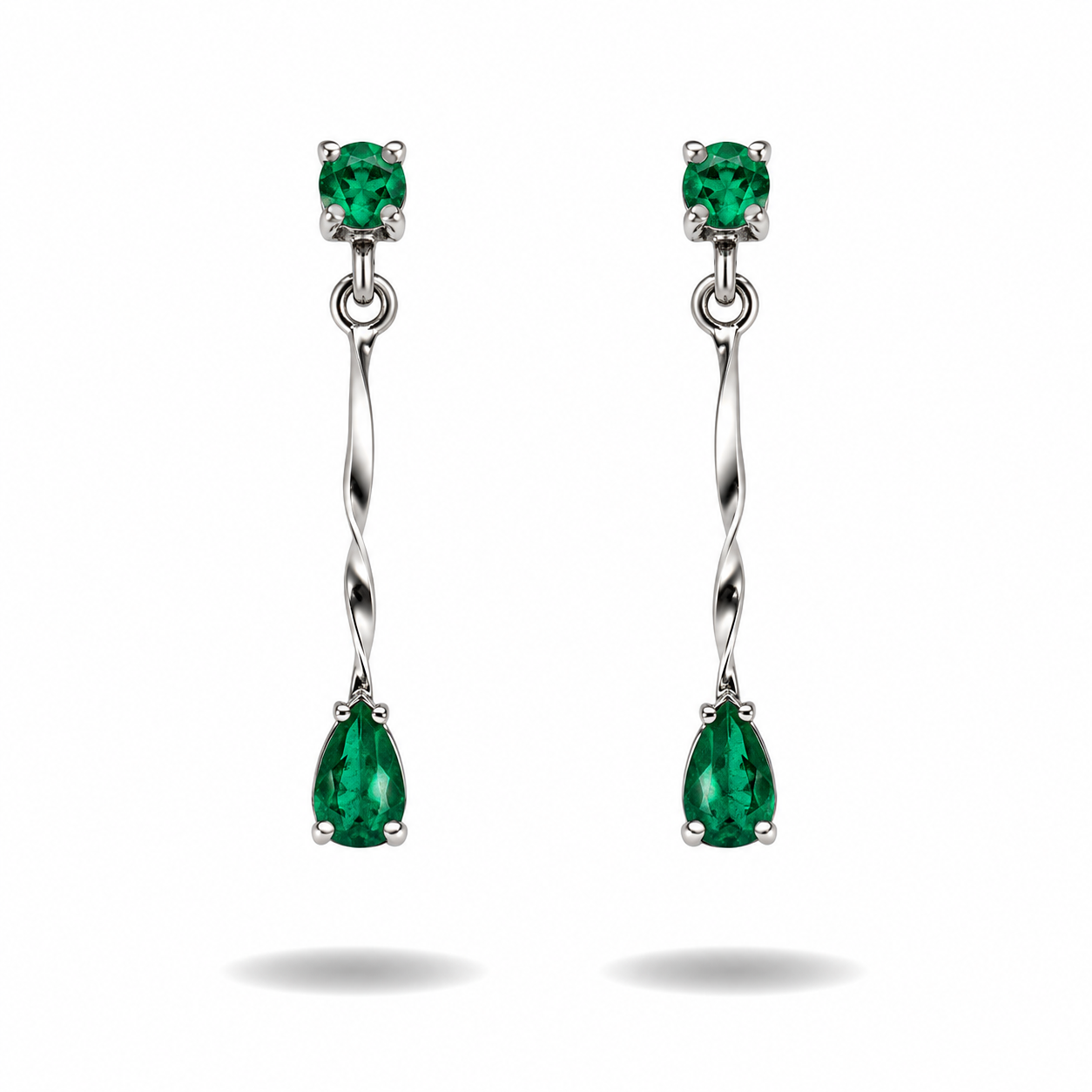 Waterfall Earrings handcrafted by Emilio's Jewelry