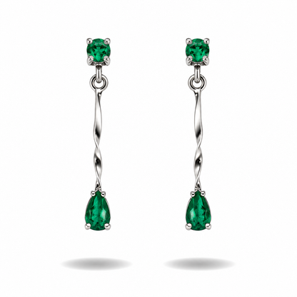 Waterfall Earrings handcrafted by Emilio's Jewelry