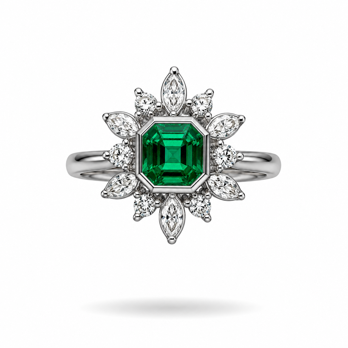 Étoile Orquídea Ring handcrafted by Emilio's Jewelry