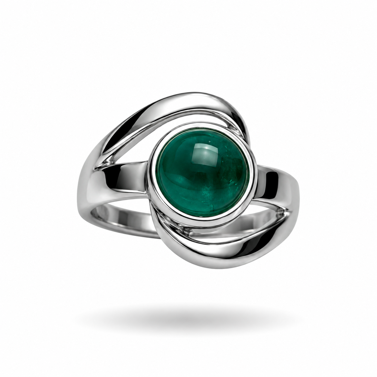 Spiral Ring handcrafted by Emilio's Jewelry