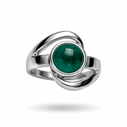 Spiral Ring handcrafted by Emilio's Jewelry