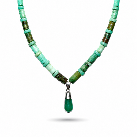 Rustic Necklace handcrafted by Emilio's Jewelry