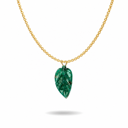 Leaf Necklace handcrafted by Emilio's Jewelry
