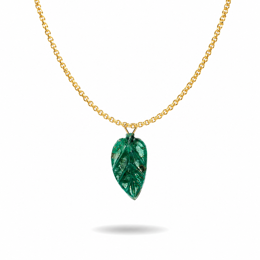 Leaf Necklace handcrafted by Emilio's Jewelry