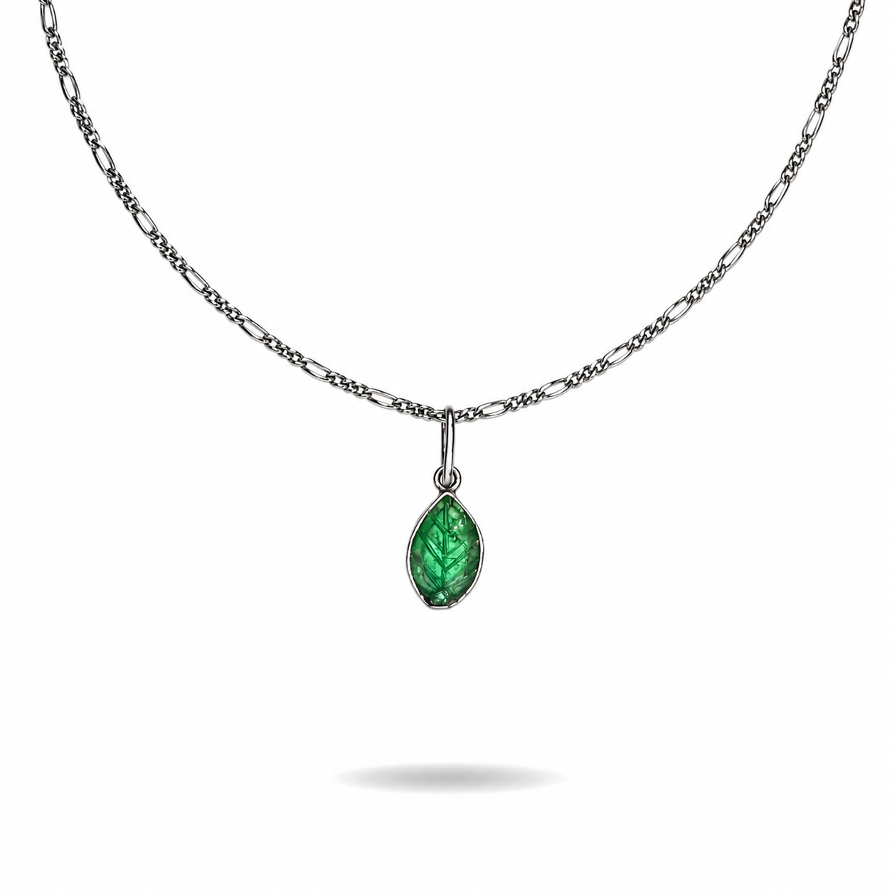 Leaf Necklace handcrafted by Emilio's Jewelry