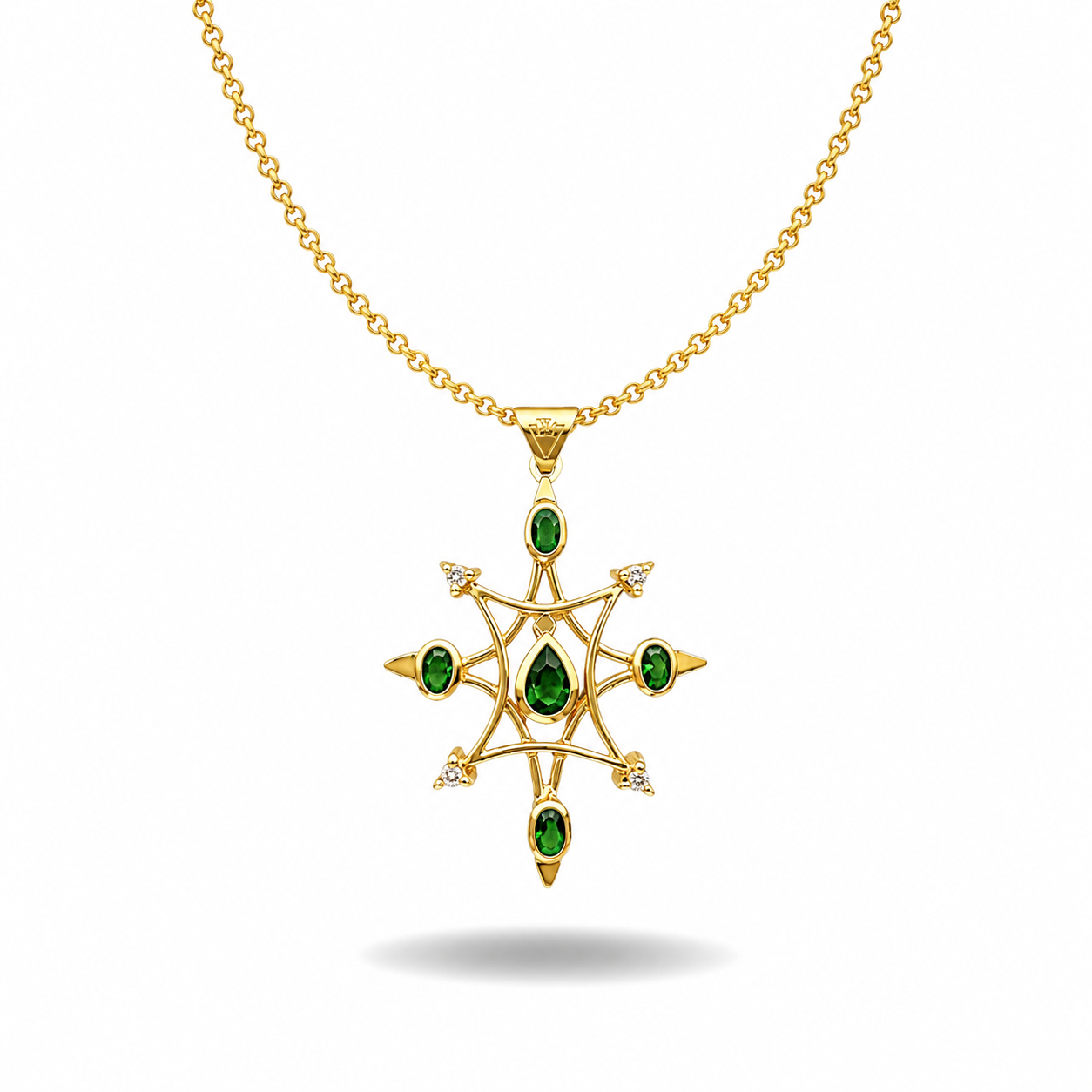 Stars Necklace handcrafted by Emilio's Jewelry